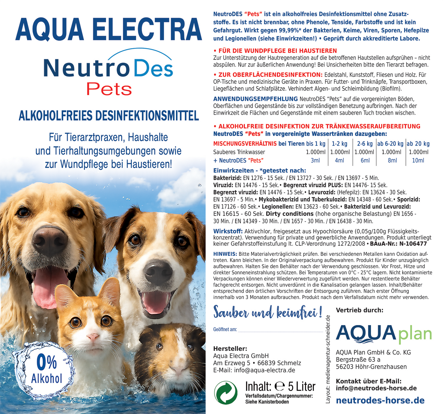NeutroDes Pets Kanister (5 Liter)