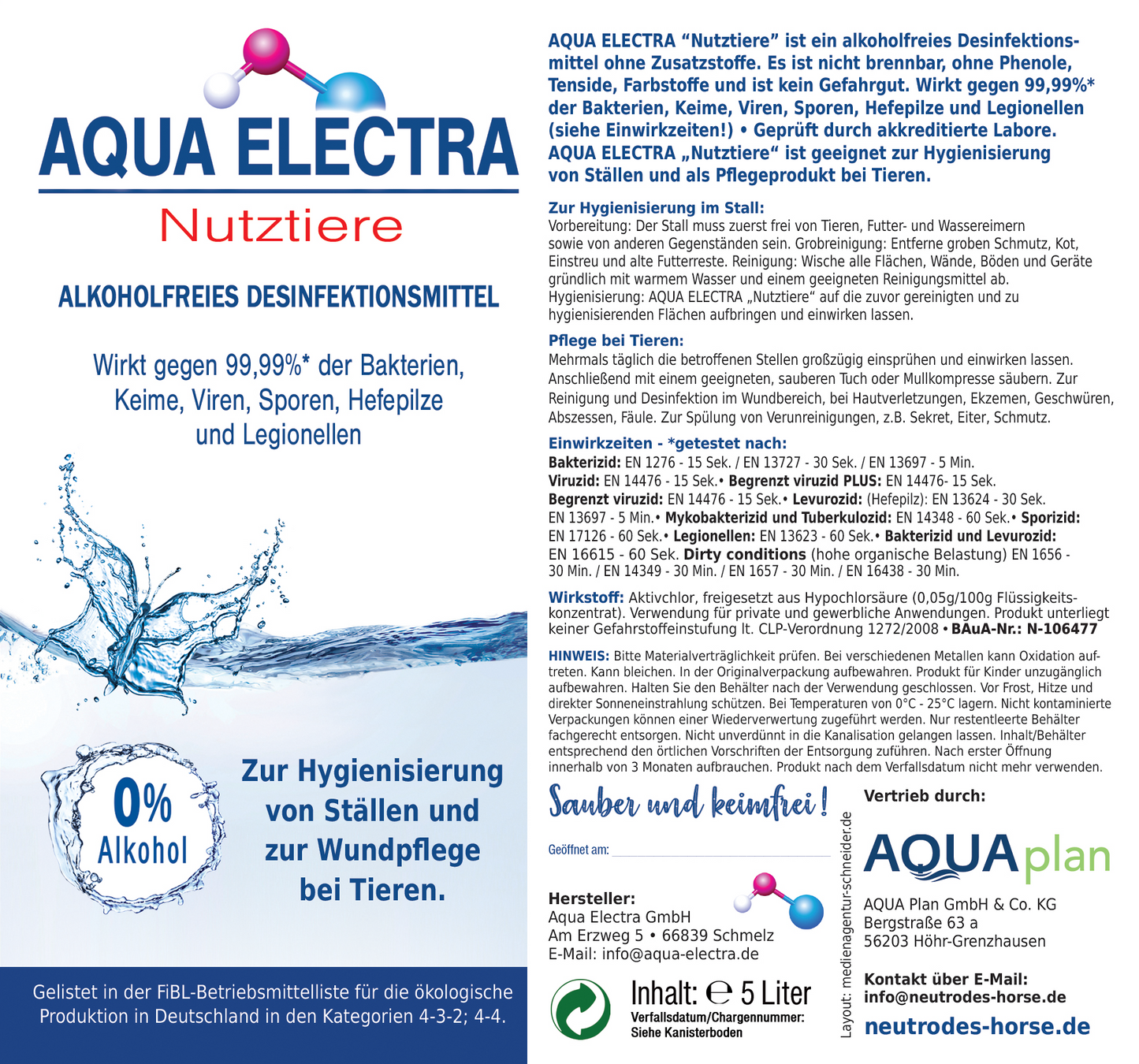 NeutroDes Nutztiere Kanister (5 Liter)